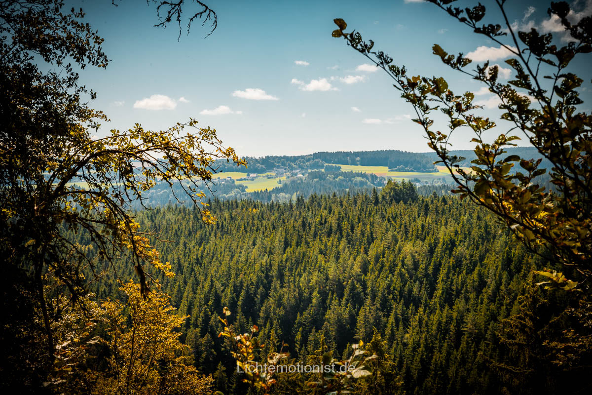 Blick über die Rötenbachschlucht