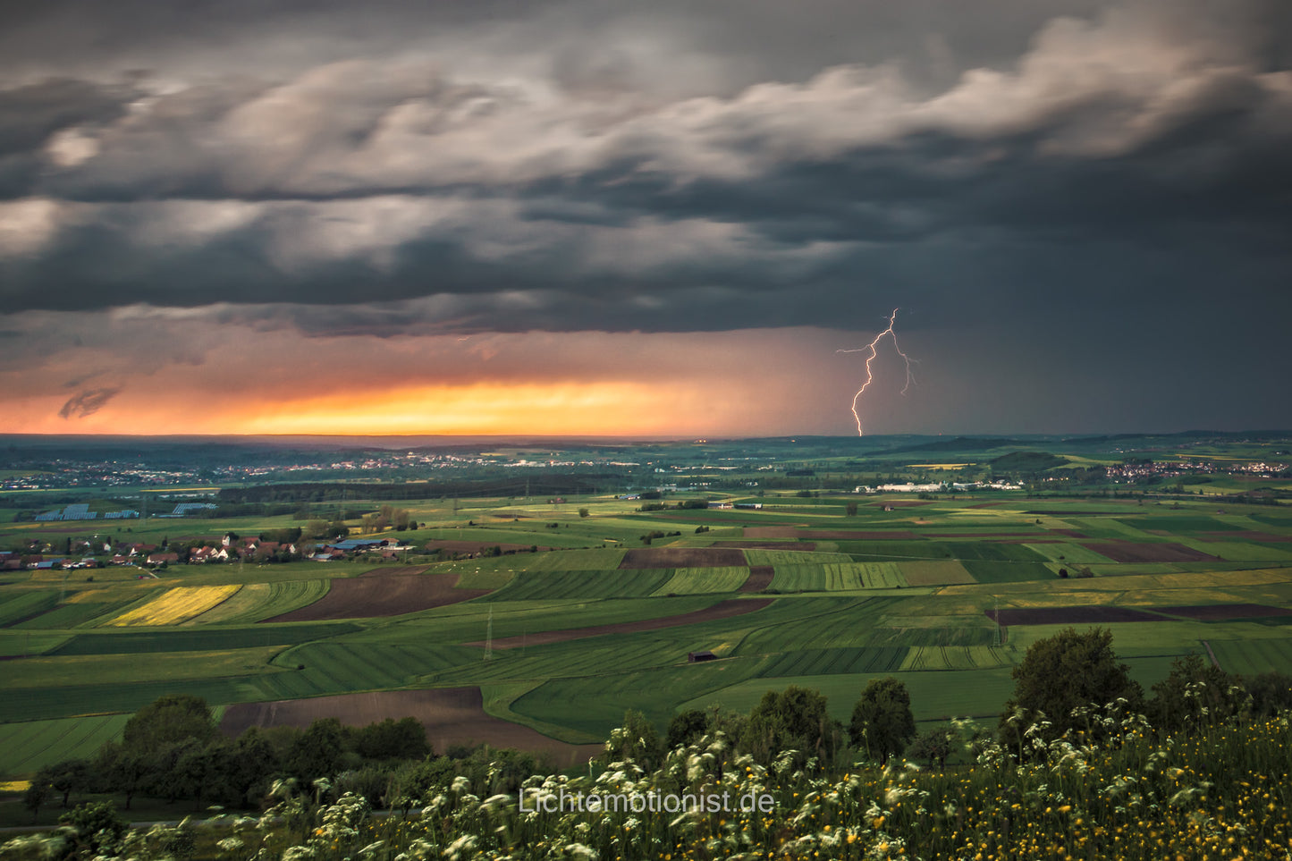 Gewitterstimmung vom Fürstenberg