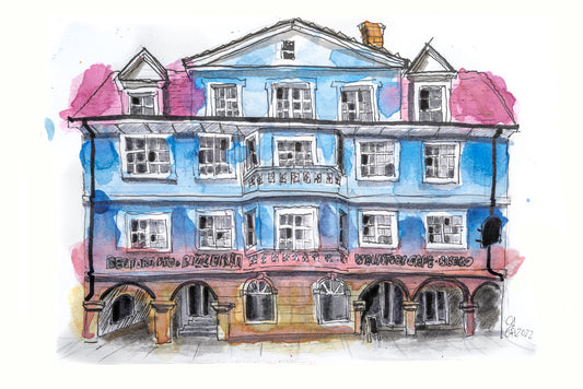 Charakterlinien: Urbane Impressionen in Aquarell - Galerie