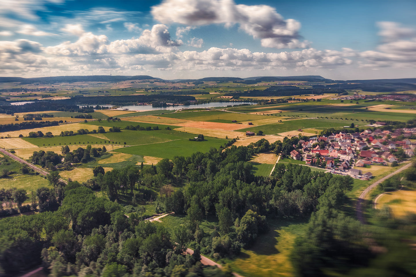 Sommerliche Aussicht