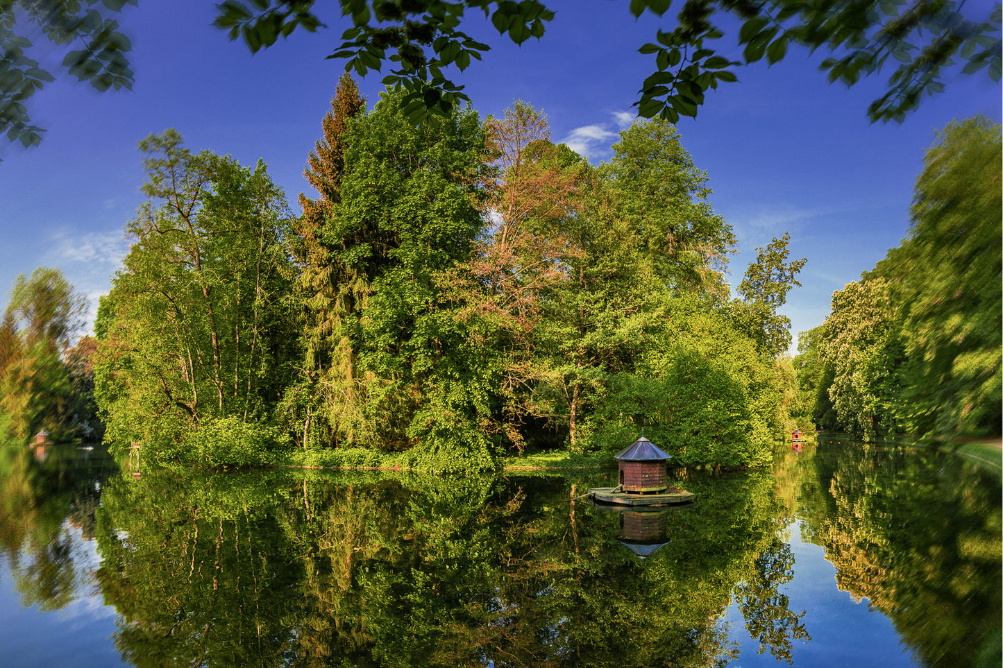 Donaueschinger Schlosspark im Frühling