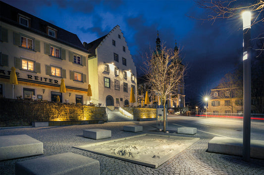 Residenzviertel: Lammplatz & Donau-Bodenrelief