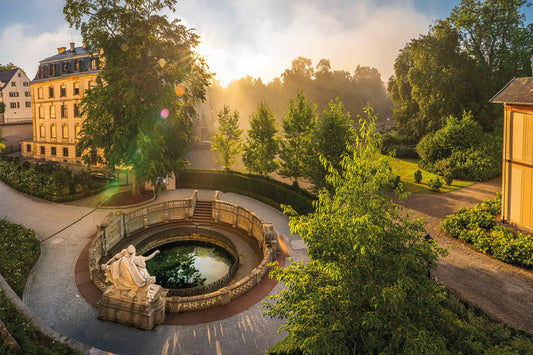 An der Donauquelle: Donauursprung und Schlosspark