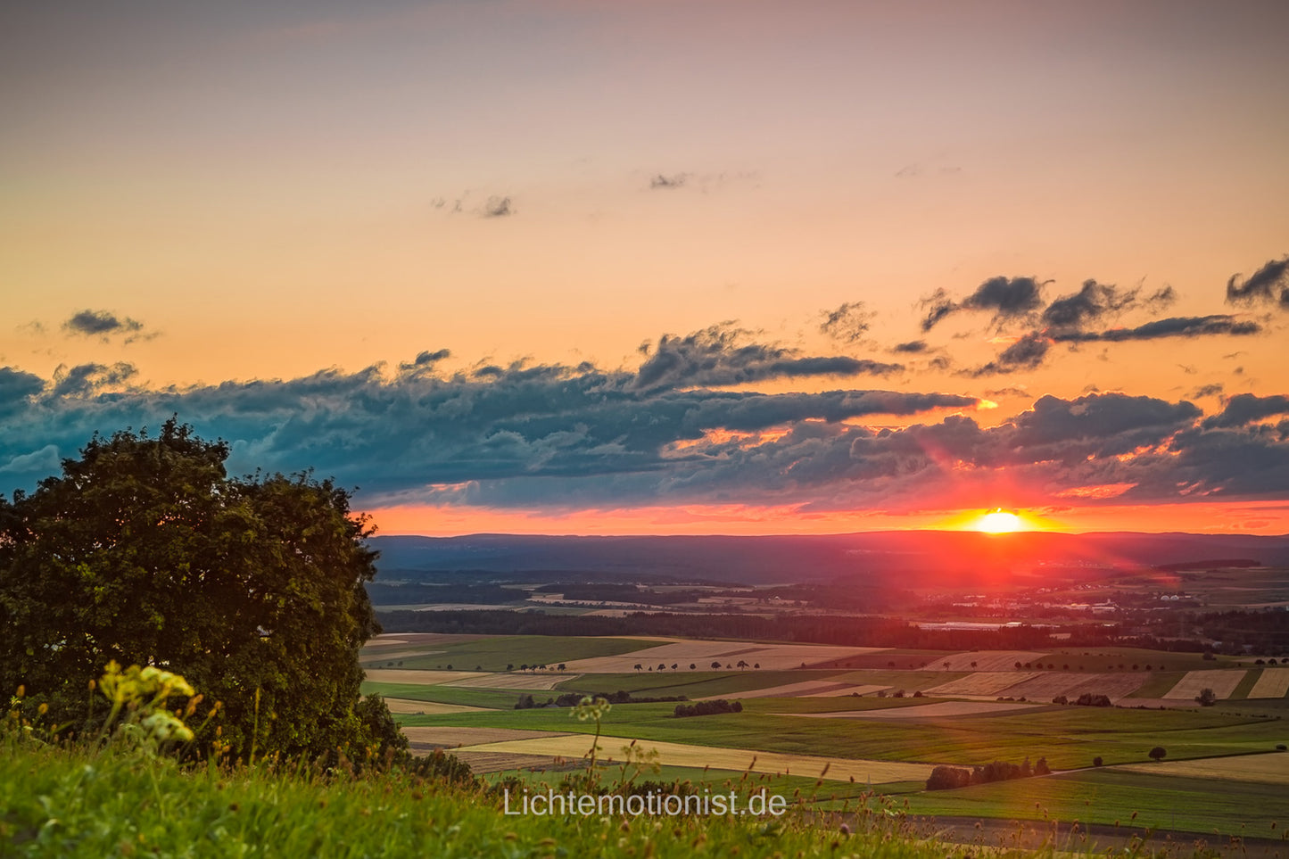 Sonnenuntergang vom Fürstenberg