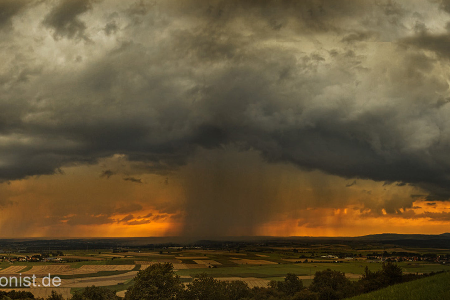 Dramatisches Panorama vom Fürstenberg